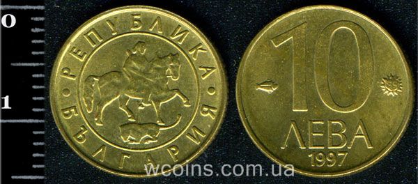 Монета Болгарія 10 лева 1997