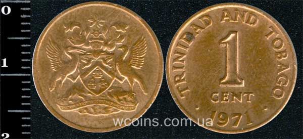 Монета Трінідад і Тобаґо 1 цент 1971
