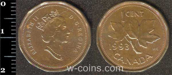 Coin Canada 1 cent 1993