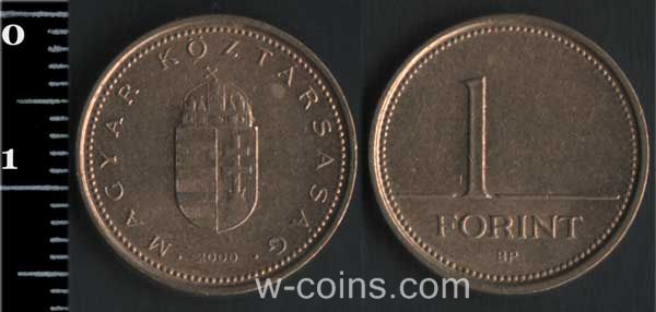 Монета Угорщина 1 форинт 2000