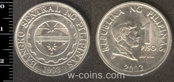 Монета Філіппіни 1 пісо 2003