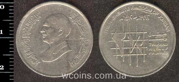 Монета Йорданія 2,5 піастра 1993