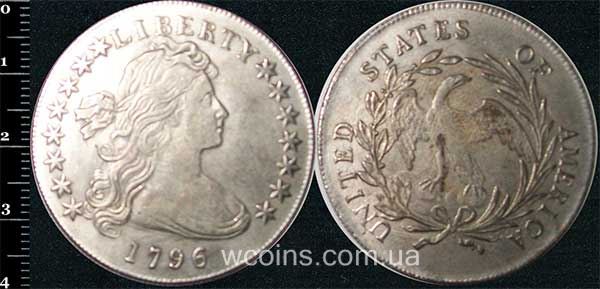 Монета США 1 долар 1796