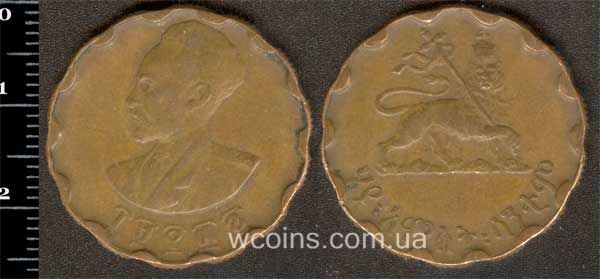 Монета Ефіопія 25 центів