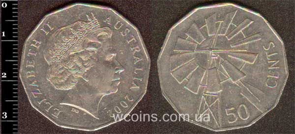 Монета Австралія 50 центів 2002