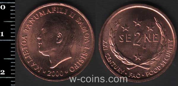 Coin Samoa 2 sene 2000