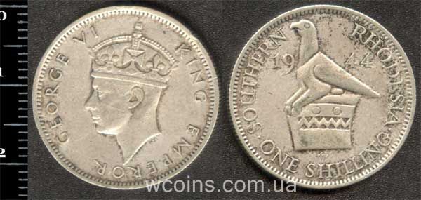 Монета Зімбабве 1 шилінг 1944