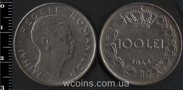 Монета Румунія 100 лей 1943