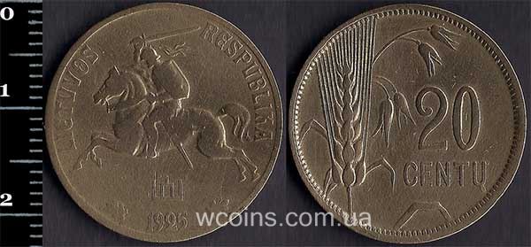 Монета Литва 25 центів 1925