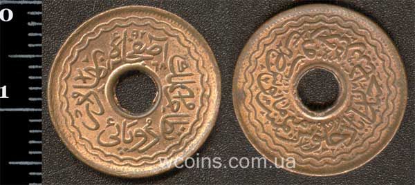 Coin India 2 pie 1944