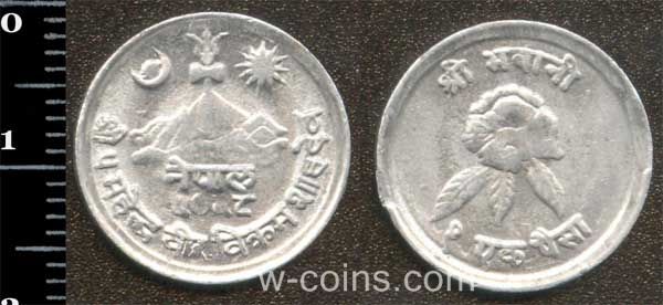 Монета Непал 1 пайс 1981