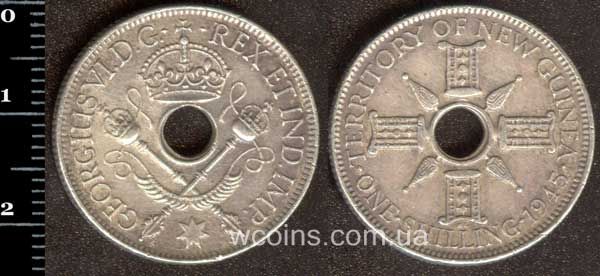 Coin Papua New Guinea 1 shilling 1945