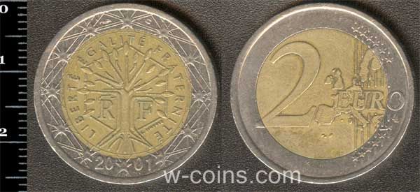 Монета Франція 2 євро 2001