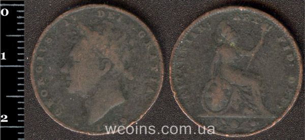 Coin United Kingdom farting 1829