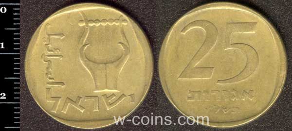 Монета Ізраїль 25 агор 1960