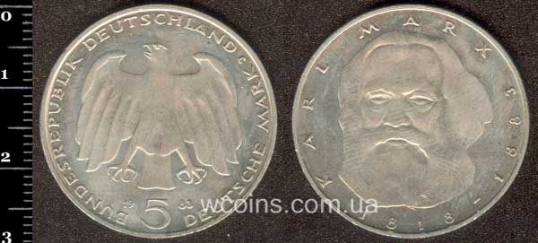 Coin Germany 5 marks 1983