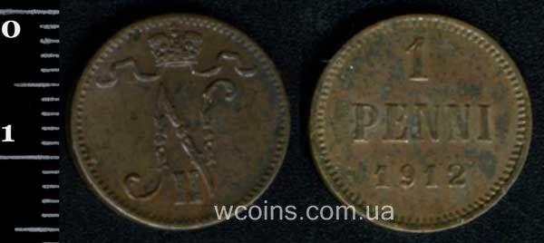 Монета Фінляндія 1 пенні 1912