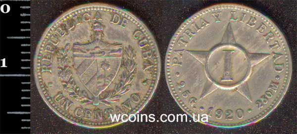 Coin Cuba 1 centavo 1920