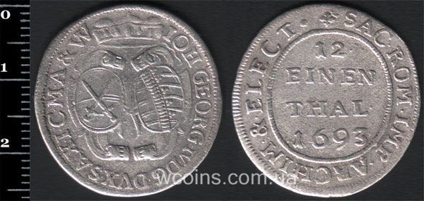 Coin Saxony 1/12 thaler