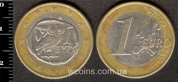 Монета Греція 1 євро 2003
