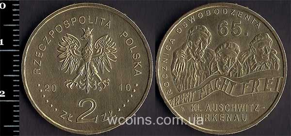 Монета Польща 2 злотих 2010