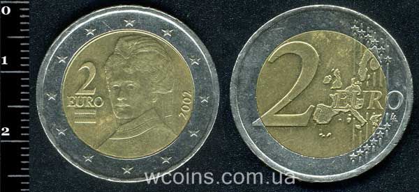 Монета Австрія 2 євро 2002