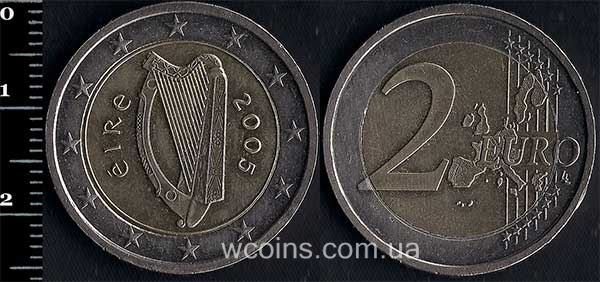 Монета Ірландія 2 євро 2005