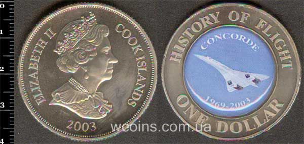 Coin Cook Islands 1 dollar 2003