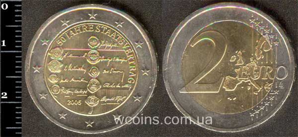 Coin Austria 2 euro 2005