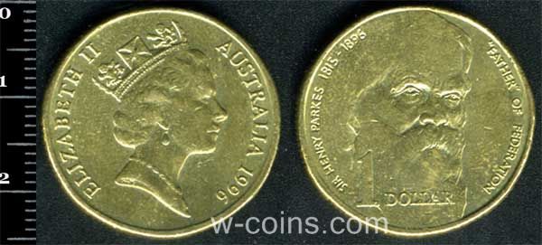 Монета Австралія 1 долар 1996