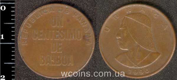 Монета Панама 1 сентесимо 1996