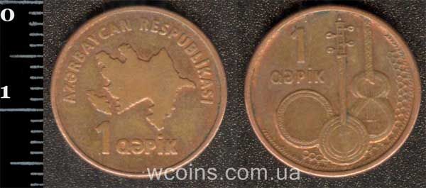 Монета Азербайджан 1 капік 2006