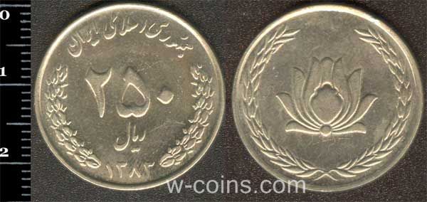 Монета Іран 250 ріалів 2004