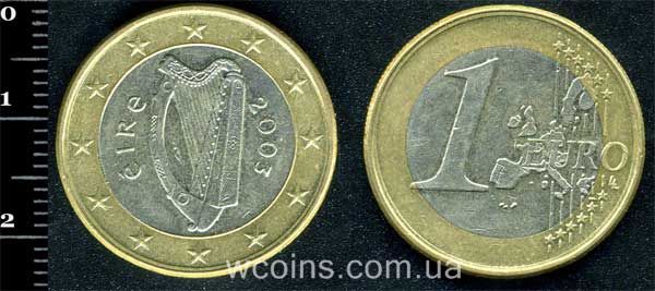 Монета Ірландія 1 євро 2003