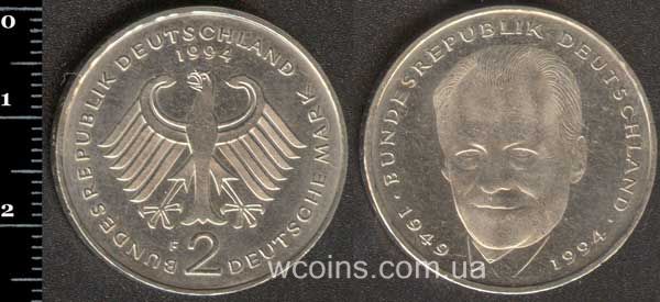 Coin Germany 2 marks 1994