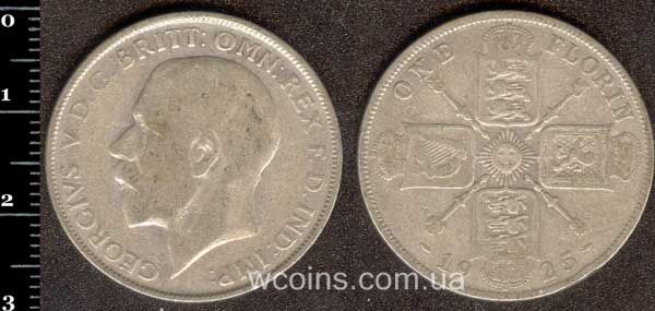Coin United Kingdom 1 florin 1925