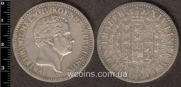 Coin Prussia thaler 1841