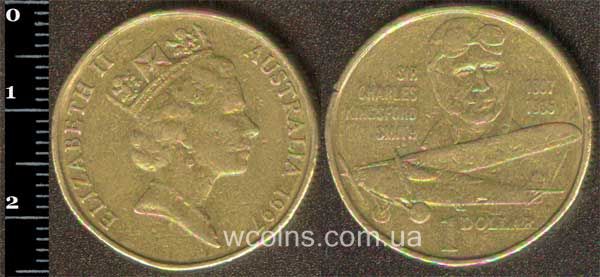 Монета Австралія 1 долар 1997