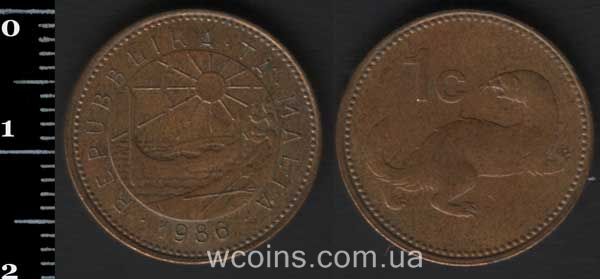 Coin Malta 1 cent 1986