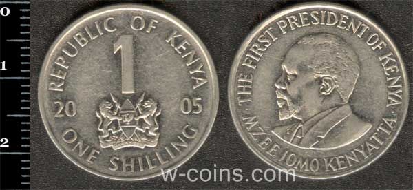 Монета Кенія 1 шилінг 2005