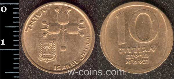 Монета Ізраїль 10 агор 1981