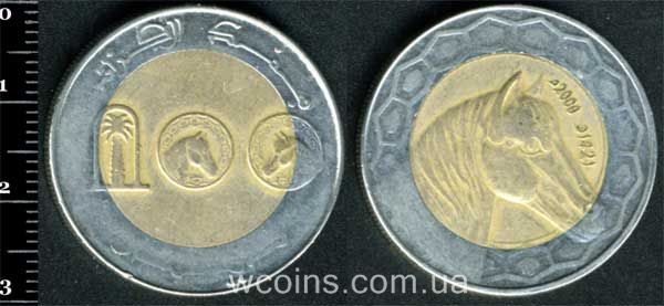 Coin Algeria 100 dinars 2000