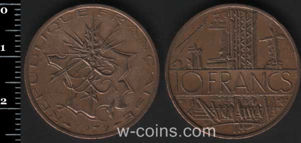 Монета Франція 10 франків 1979
