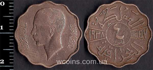 Монета Ірак 4 філса 1938