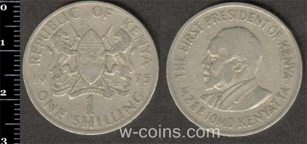 Монета Кенія 1 шилінг 1975