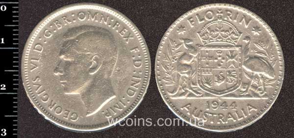 Coin Australia 1 florin 1944