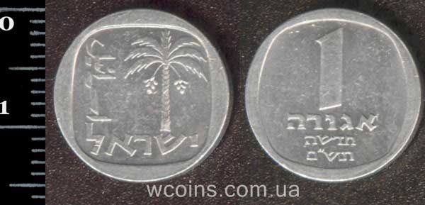 Монета Ізраїль 1 агор 1980