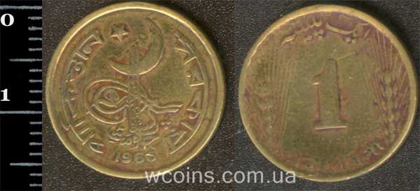 Монета Пакистан 1 пайс 1966