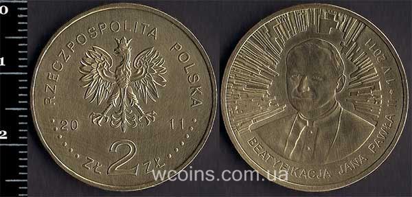 Монета Польща 2 злотих 2011
