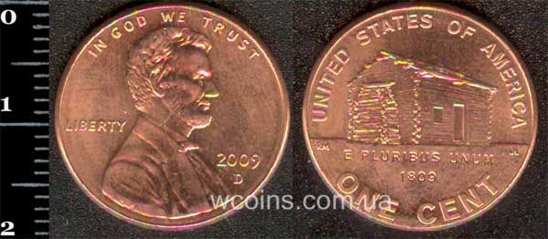 Coin USA 1 cent 2009